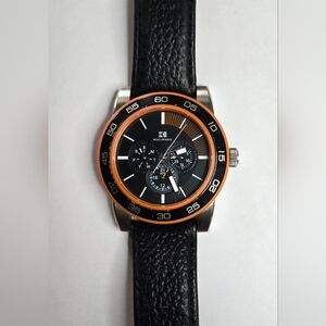 Hugo Boss Orange Men’s Chronograph Watch Black Dial Orange Bezel Quartz